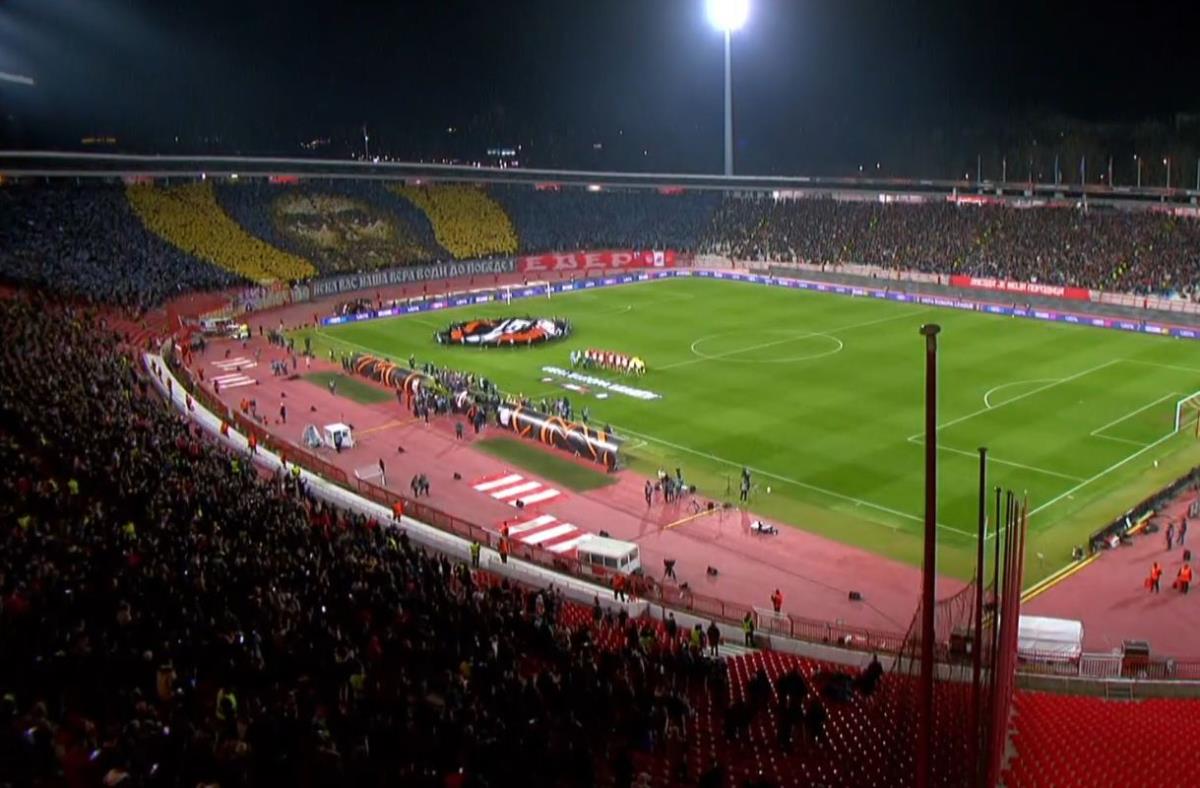 Delije, koreografija, Crvena zvezda, Sveti Simeon