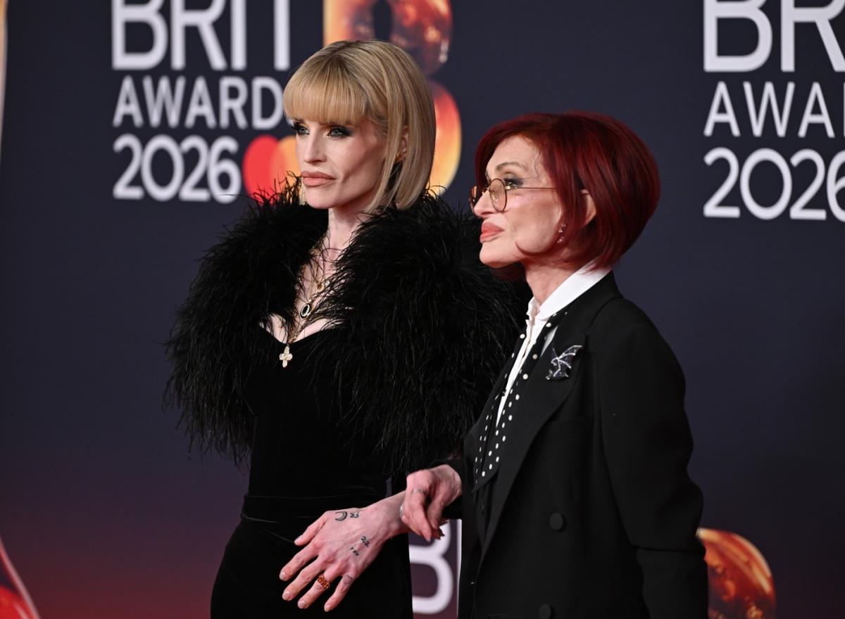 Keli i Šeron Ozborn na dodeli Brit nagrada