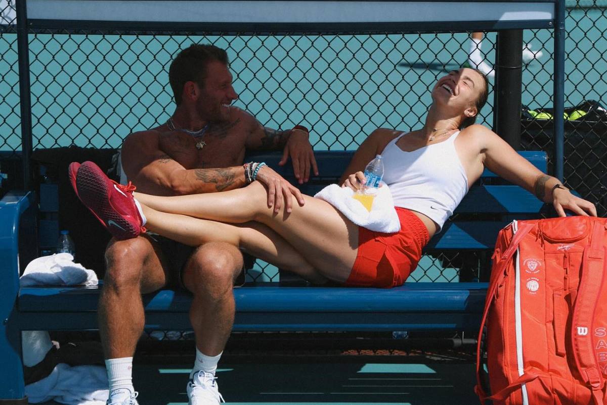 Arina Sabalenka i Jorgos Frangulis