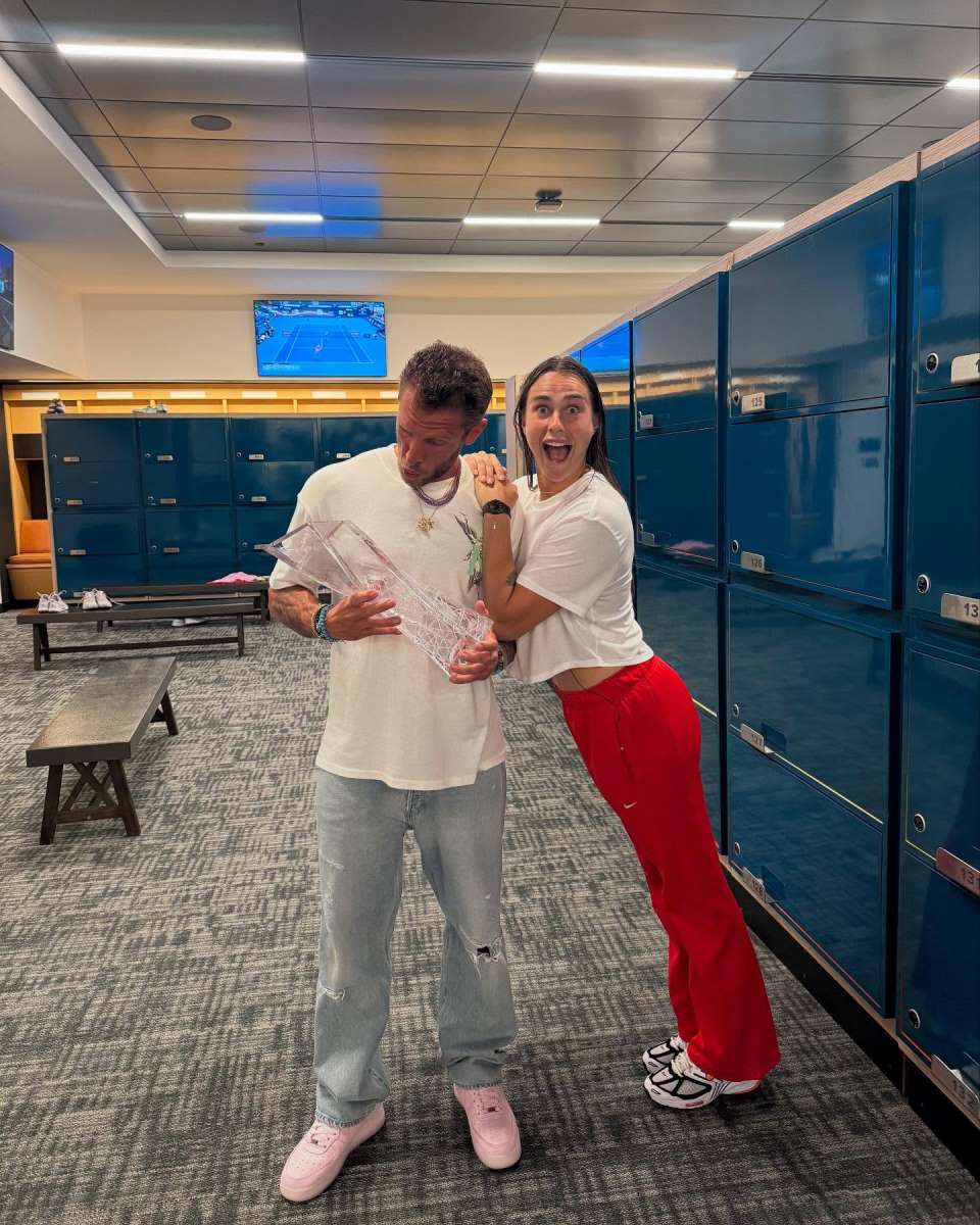 Arina Sabalenka i Jorgos Frangulis