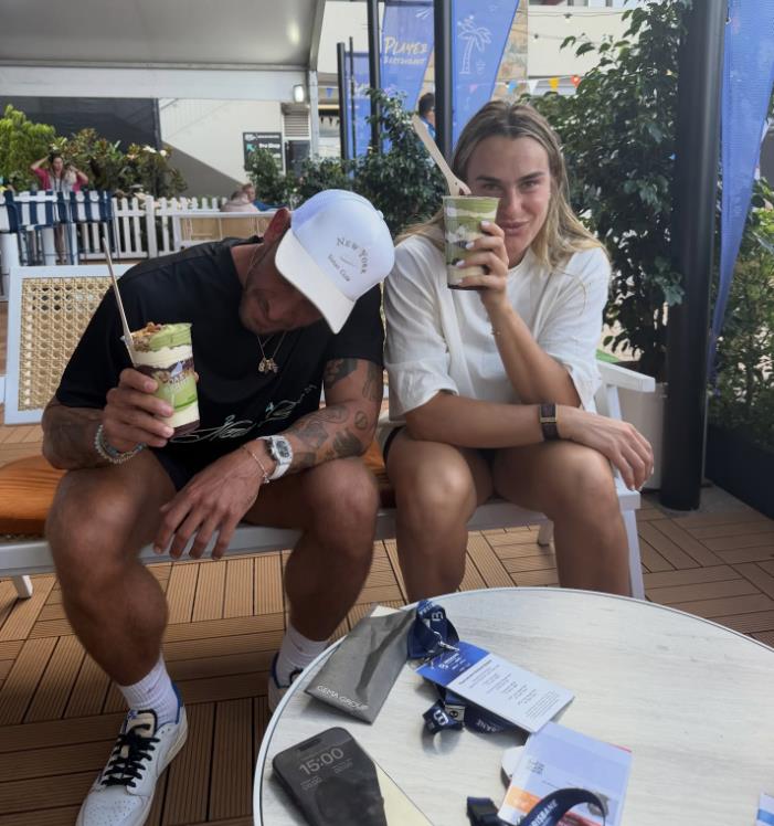 Arina Sabalenka i Jorgos Frangulis