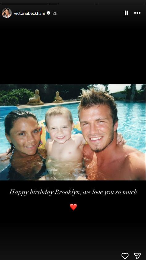 Viktorija Bekam čestitala rođendan sinu Bruklinu