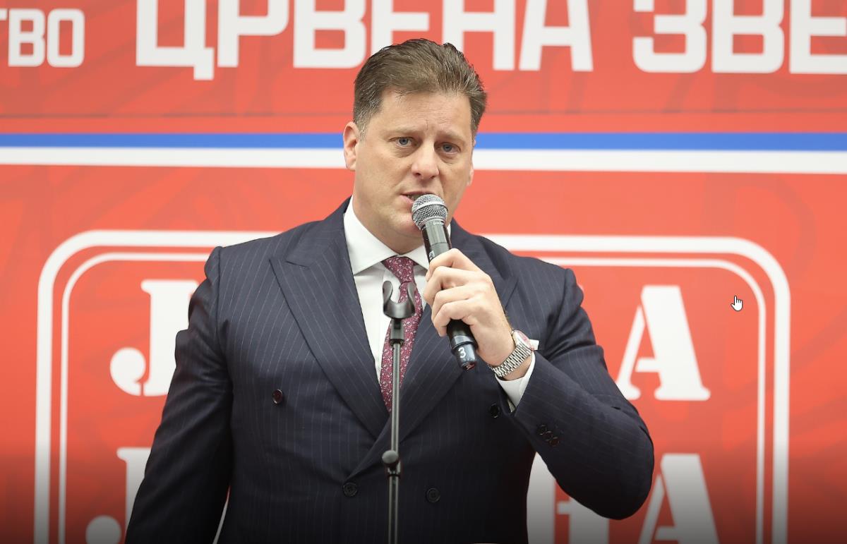 Stojan Vujko na proslavi 81. rođendana SD Crvena zvezda