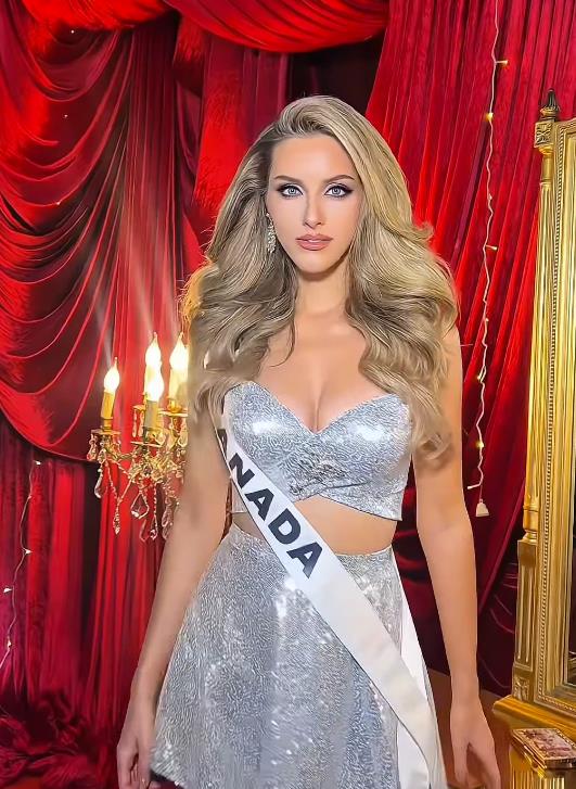 Mis Kanade, Džejmi Vandenberg trudna na takmičenju Mis Univerzum (4).png