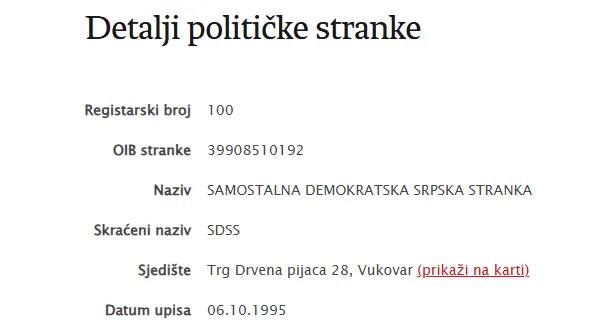 Samostalna Demokratska Srpska Stranka