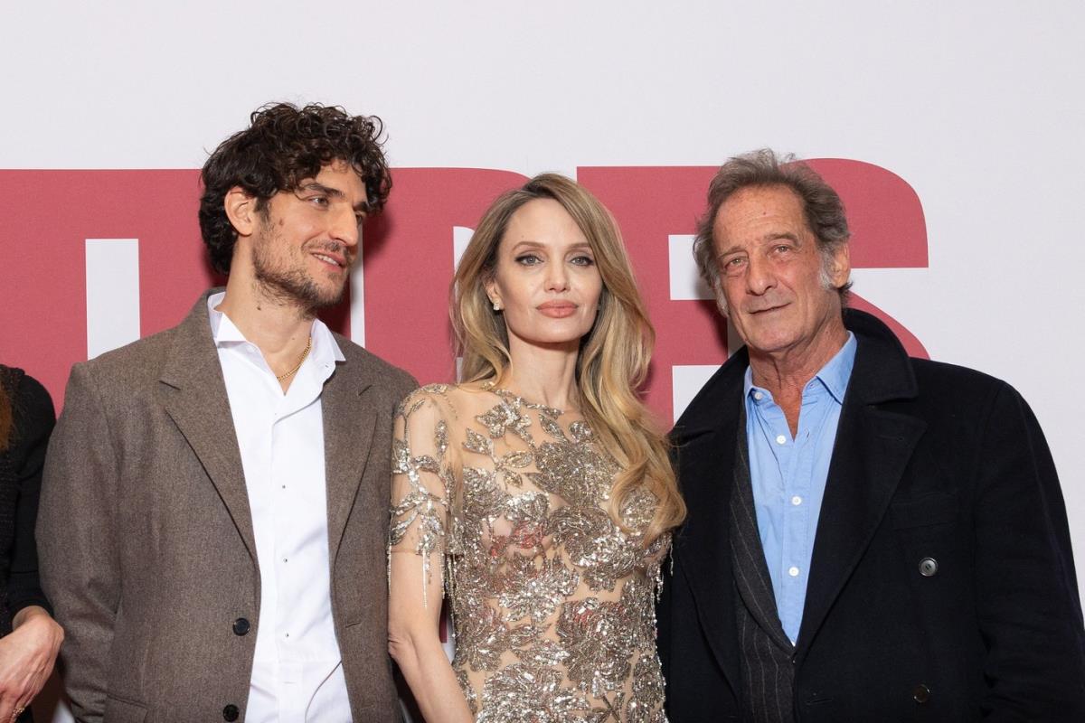 Anđelina Džoli i francuski glumac Luj Garel na crvenom tepihu