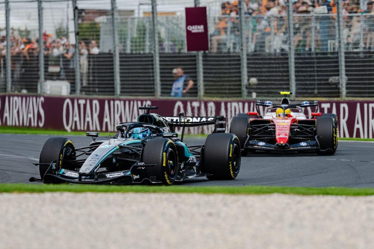 Džordž Rasel i Luis Hamilton Formula 1