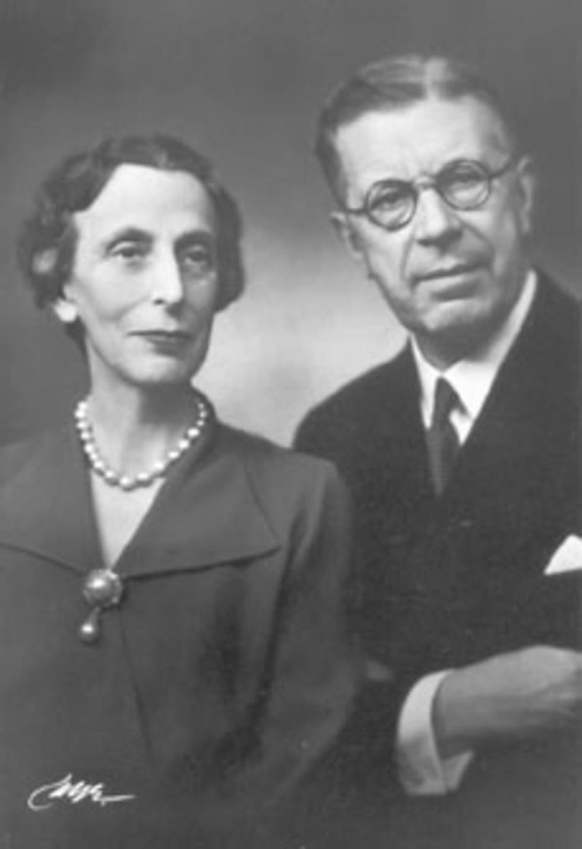 Princeza Luiza Batemberg sa suprugom Gustafom Adolfom VI