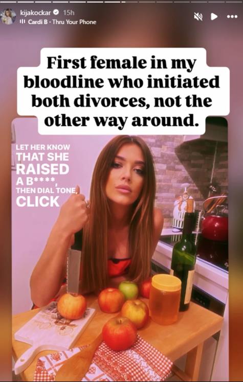 KIJA KOCKAR SE PRISETILA BRAKA SA SLOBOM, A EVO NA ŠTA JE POSEBNA: Prva sam žena u mojoj lozi koja je to uradila... Otkrila važan detalj