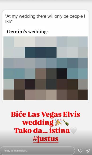 KIJA KOCKAR SE UDAJE U LAS VEGASU?! Na mom venčanju biće samo ljudi koji mi se dopadaju