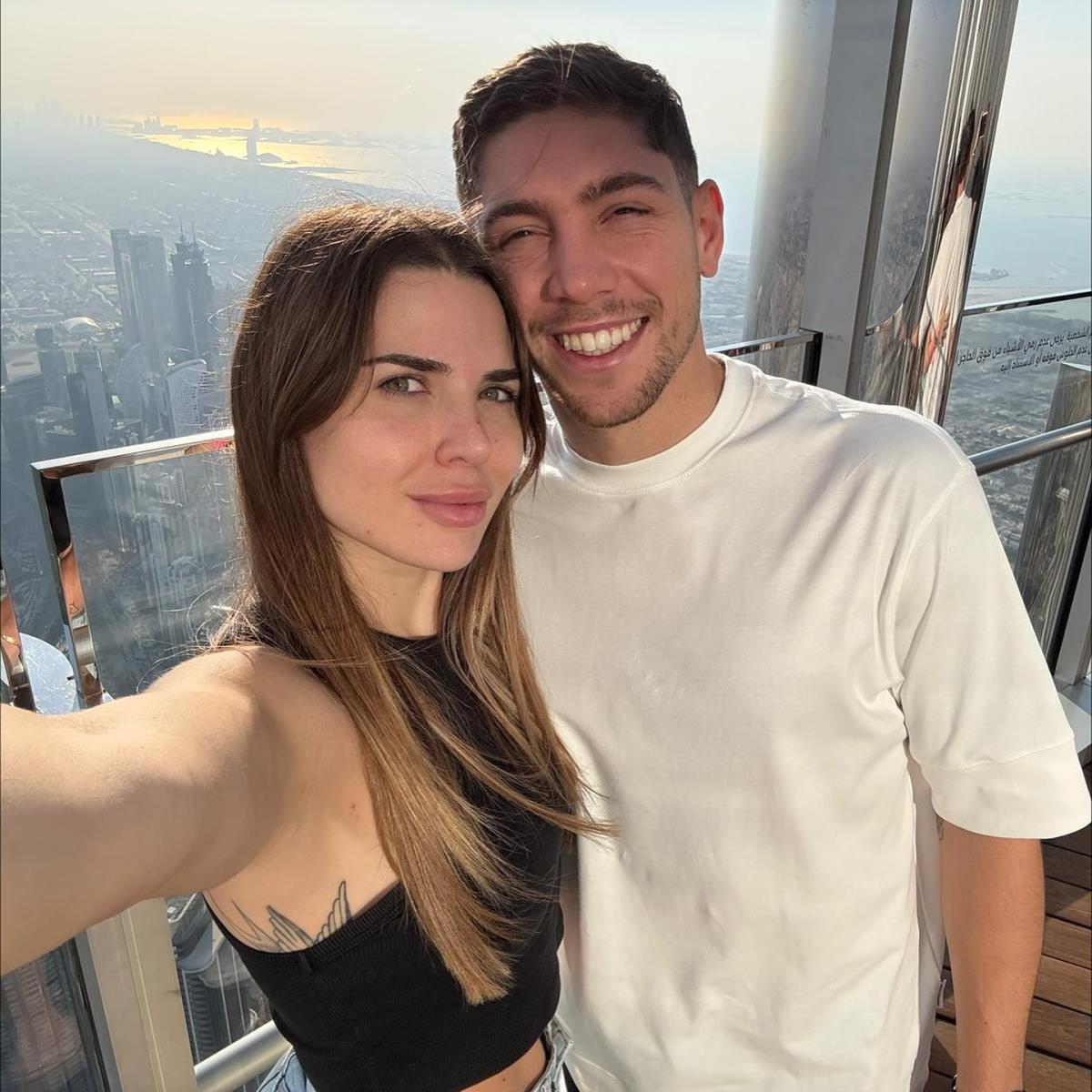 Federiko Valverde i Mina Bonino