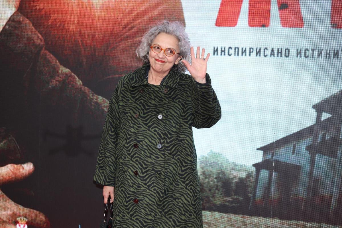 Jasmina Avramović na premijeri filma Žetva