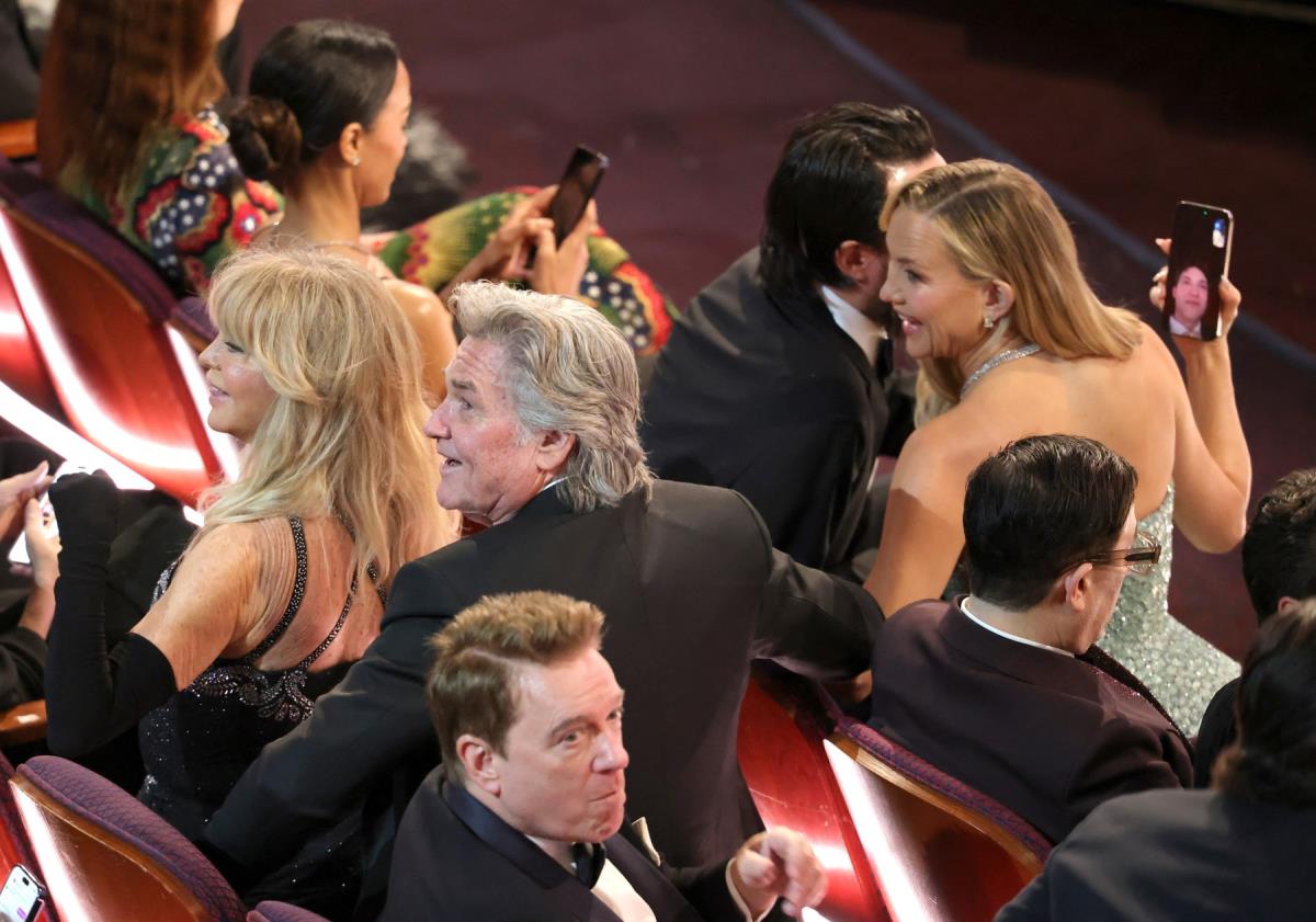 Kurt Rasel, Goldi Hon i Kejt Hadson porodično na dodeli Oskara