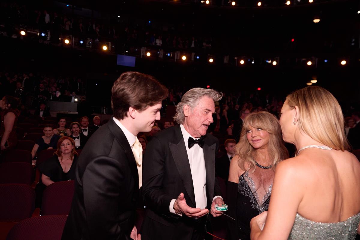 Kurt Rasel, Goldi Hon i Kejt Hadson porodično na dodeli Oskara