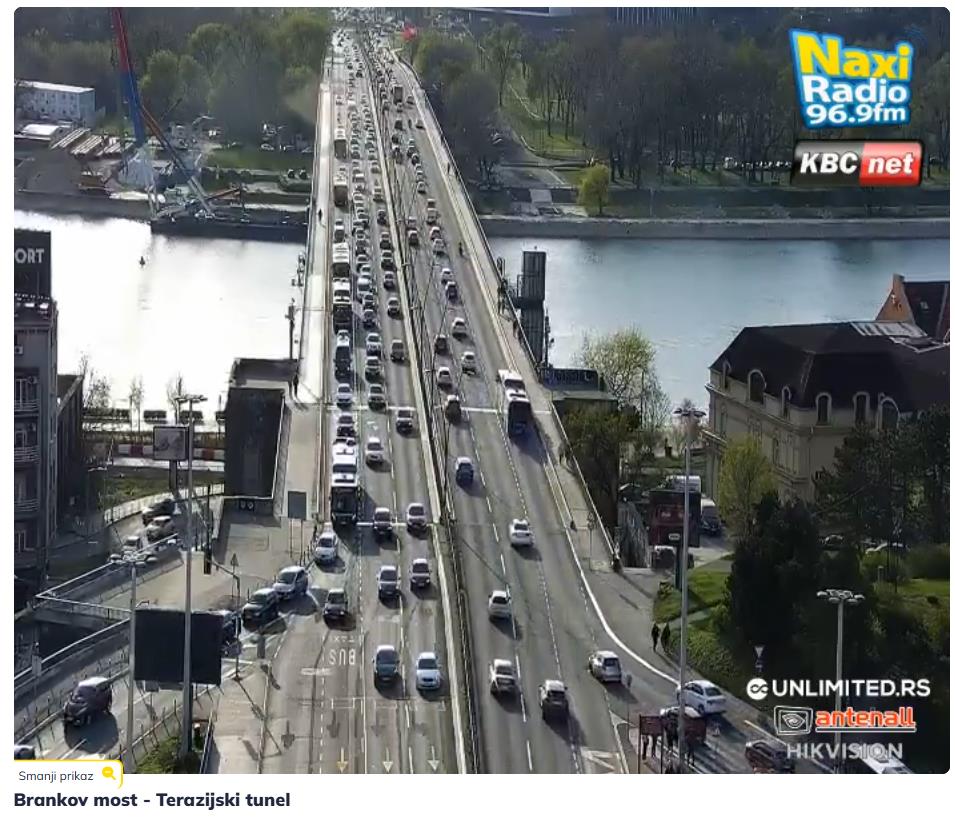 Kolaps u Beogradu: Gužve na mostovima, Gazeli i auto-putu u popodnevnom špicu