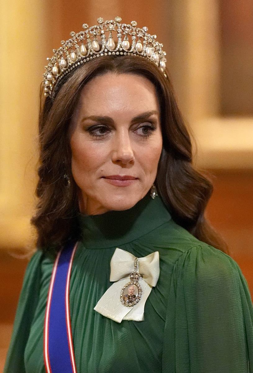 Kejt Midlton na banketu u čast nigerijskog predsednika