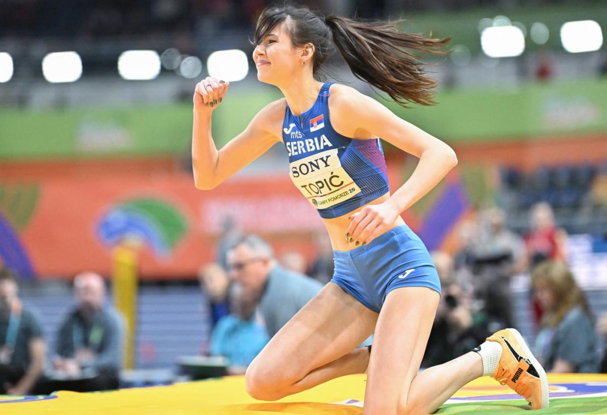 Angelina Topić na Svetskom dvoranskom prvenstvu