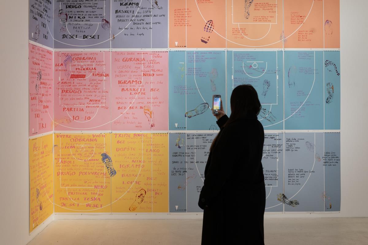 Otvaranje izložbe Danas je taj dan kada niko nije poneo loptu