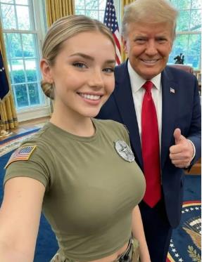 Lažni AI profil Džesike Foster, navodne plavuše iz američke vojske, izazvao veliku pažnju na društvenim mrežama (4).PNG