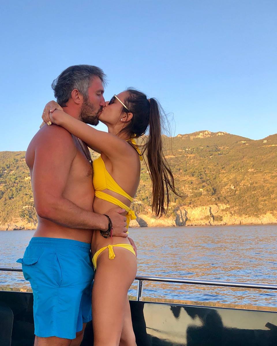 Aleksandar Ovečkin sa suprugom Anastasijom Šubskom