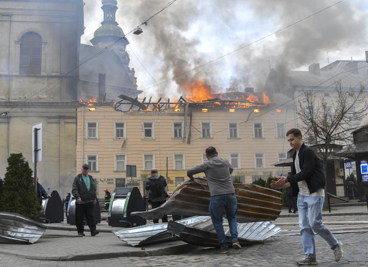 Ukrajina Lavov napad napad na Ukrajinu