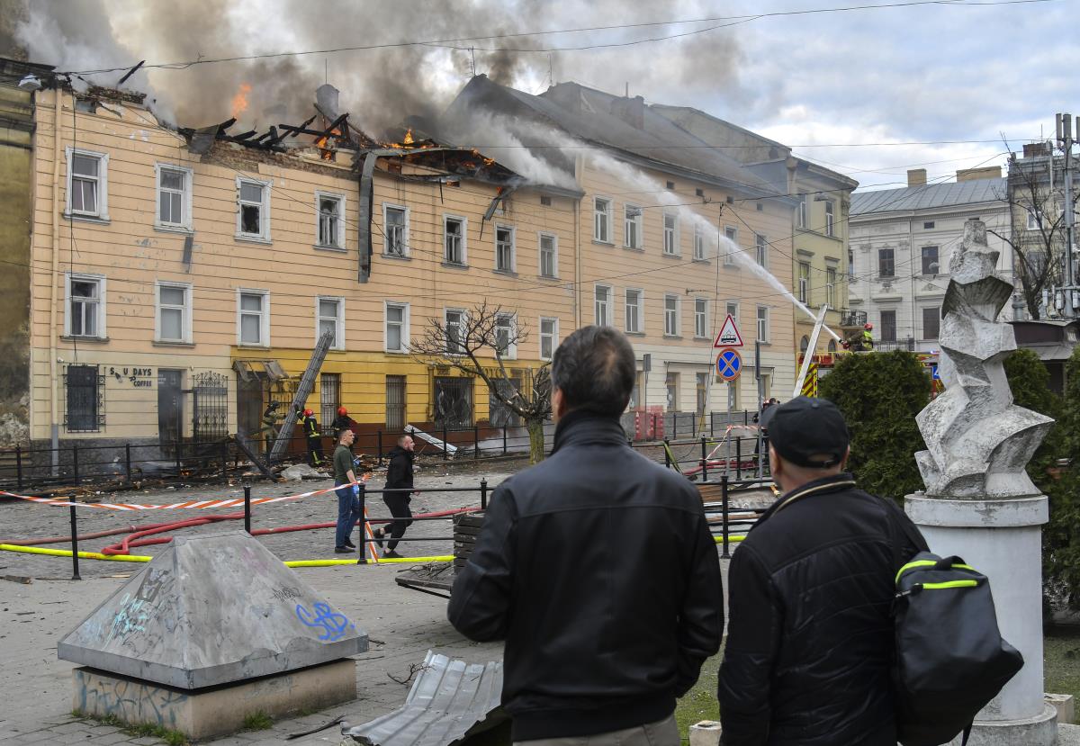Ukrajina Lavov napad napad na Ukrajinu