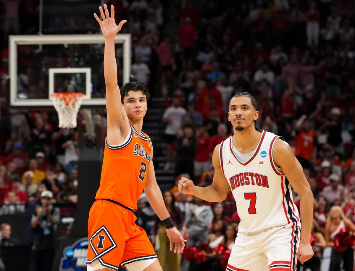 Andrej Stojaković na meču Hjuston Kuguars - Ilinois Fajtin