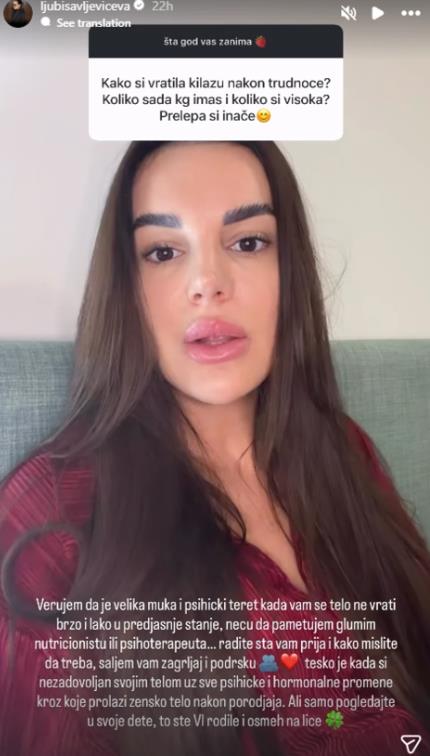 "TEŠKO JE KADA SI NEZADOVOLJAN SVOJIM TELOM UZ SVE PSIHIČKE PROMENE" Srpkinja imala burnu vezu u rijalitiju, sad uživa u braku sa beogradskim šmekerom