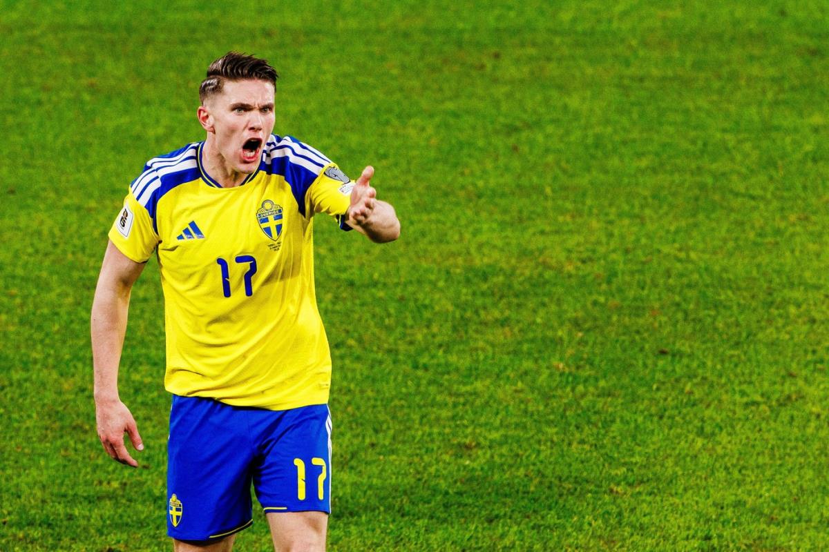 Viktor Đekereš na meču Švedska - Poljska