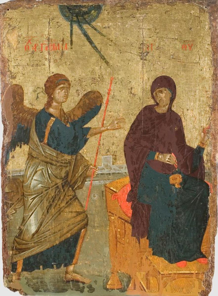 Blagovesti, srpska ikona iz 14. veka