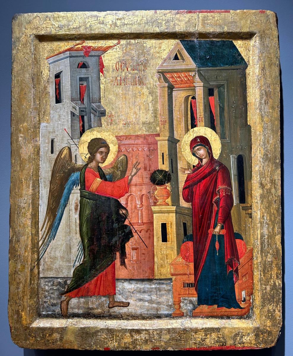 Blagovesti, ikona iz 16. veka, Krušedol