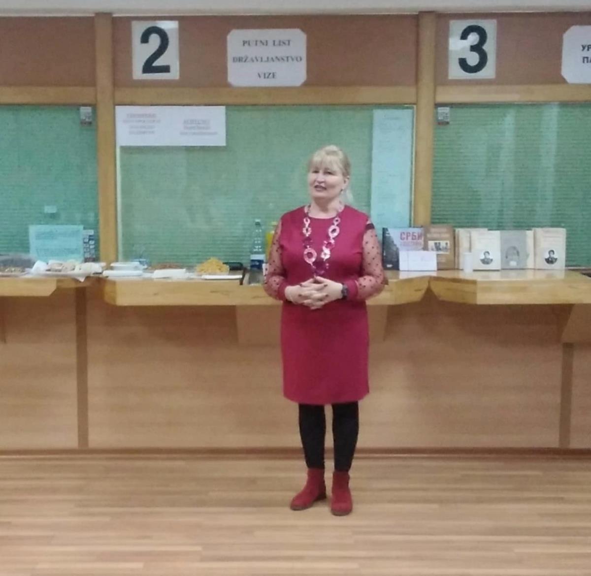 Obraćanje akademika profesora Svetlane Marić u konzulatu
