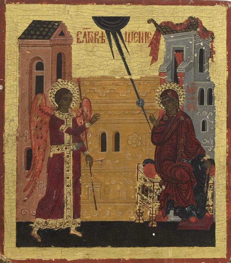 Blagovesti, ikona u Hilandaru