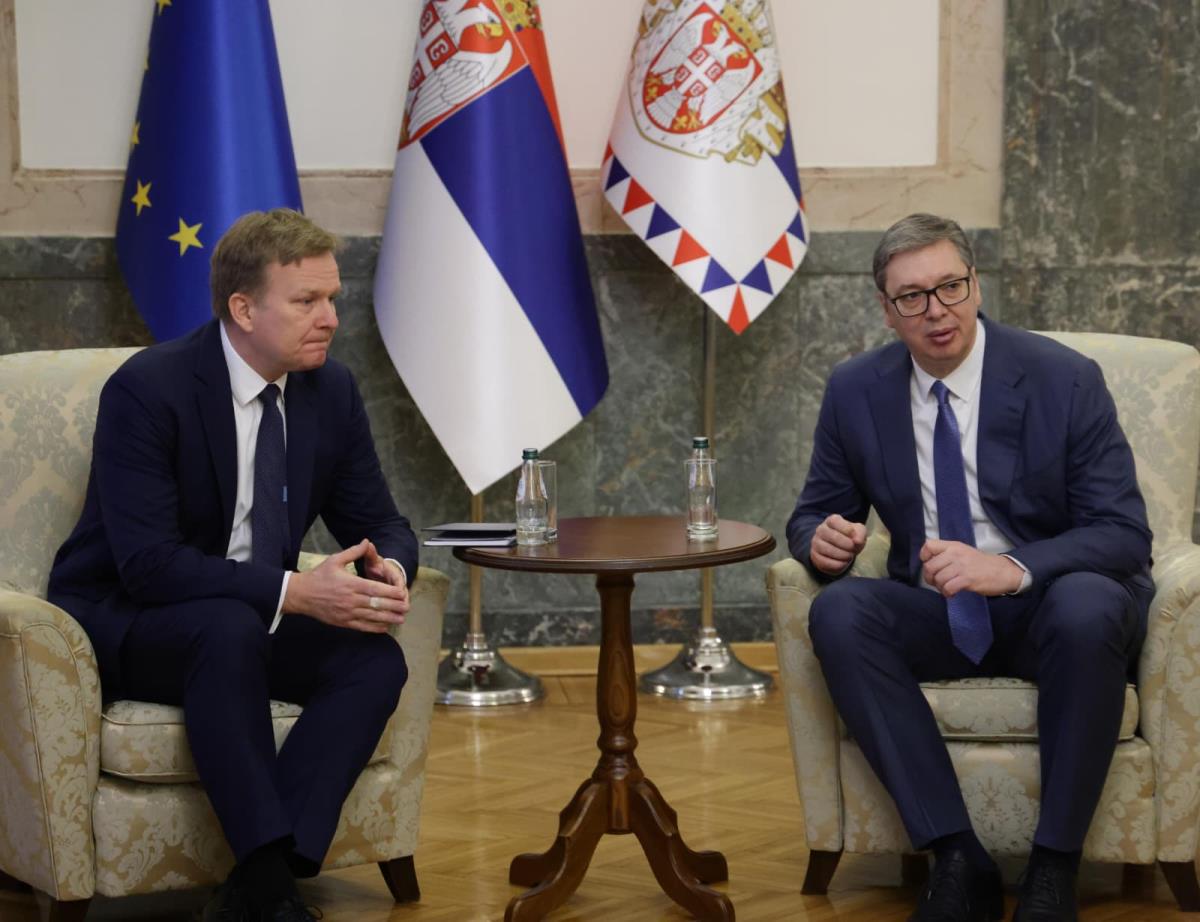 Aleksandar Vučić i Peter Sorensen