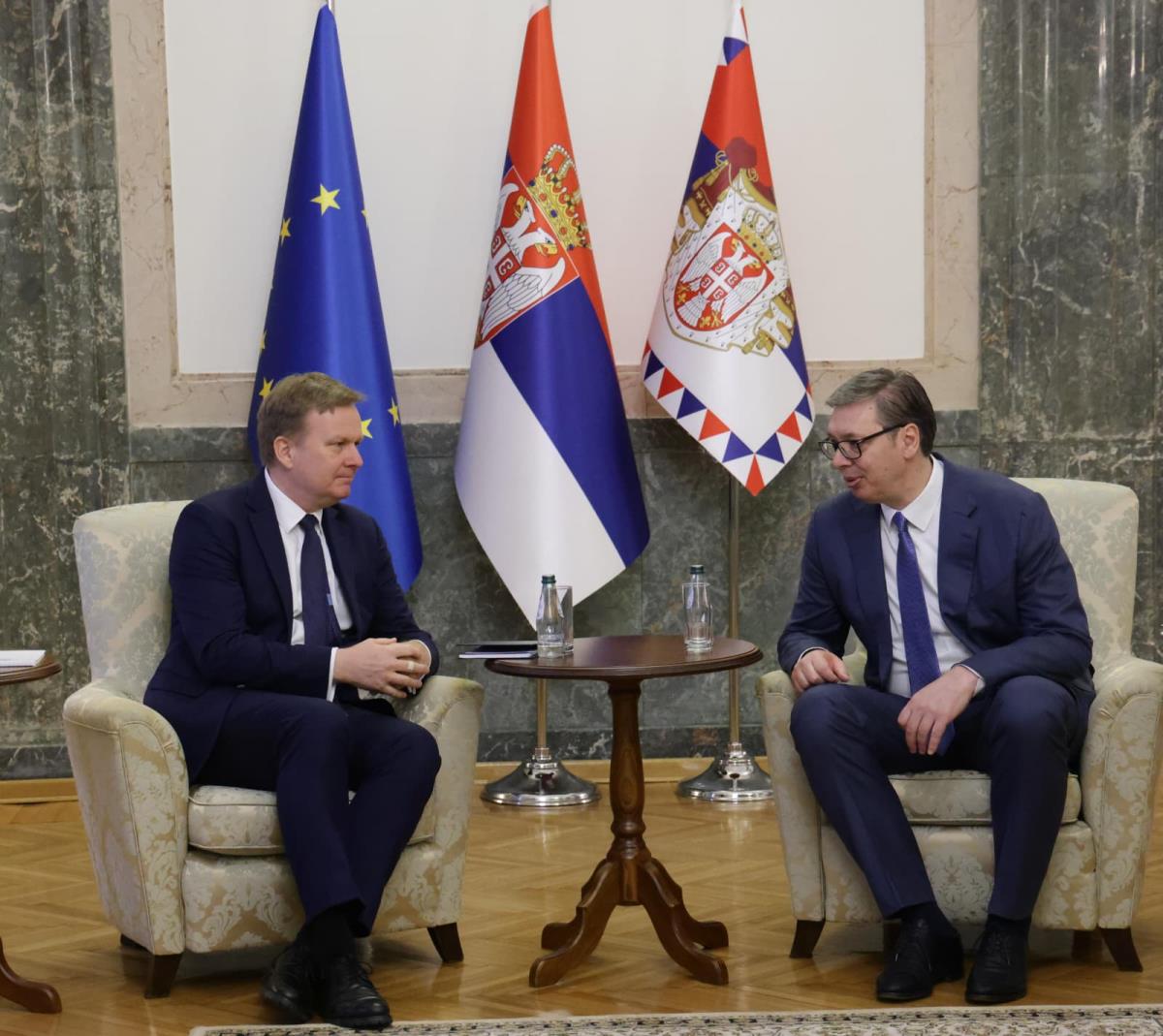 Aleksandar Vučić i Peter Sorensen