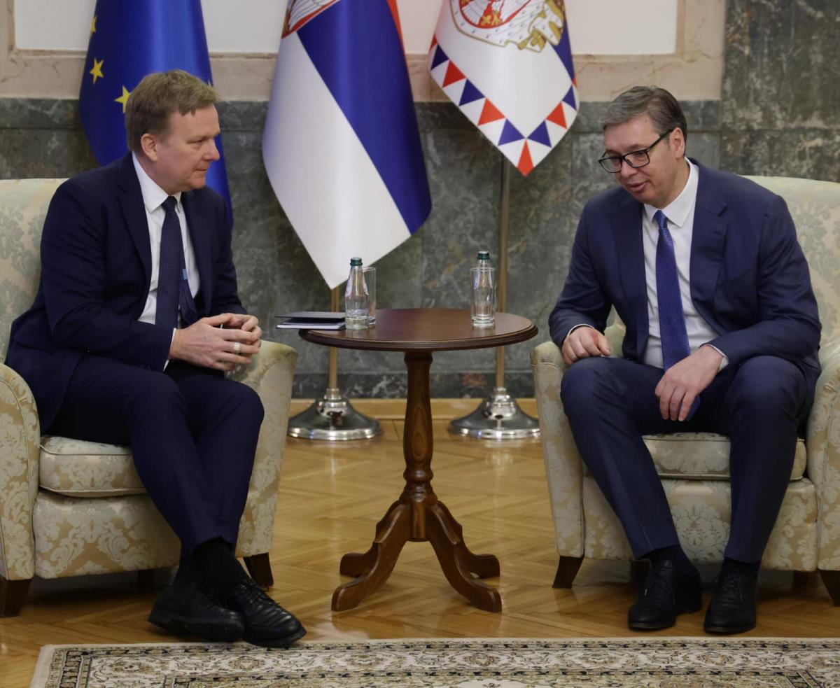 Aleksandar Vučić i Peter Sorensen