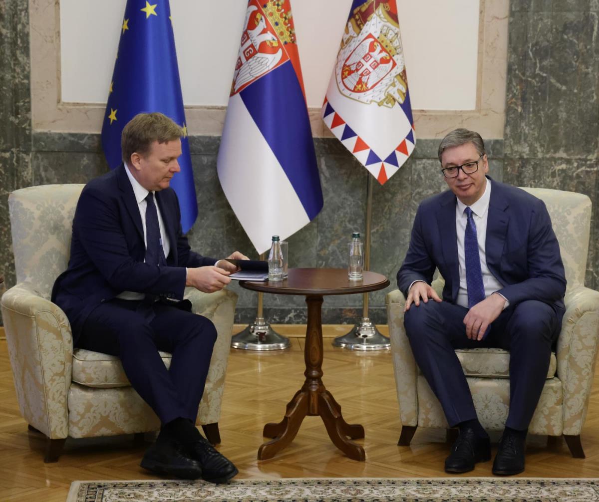 Aleksandar Vučić i Peter Sorensen