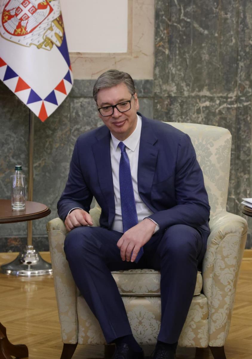 Aleksandar Vučić i Peter Sorensen