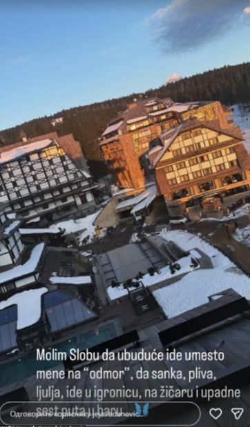 Jelena Radanović na odmoru