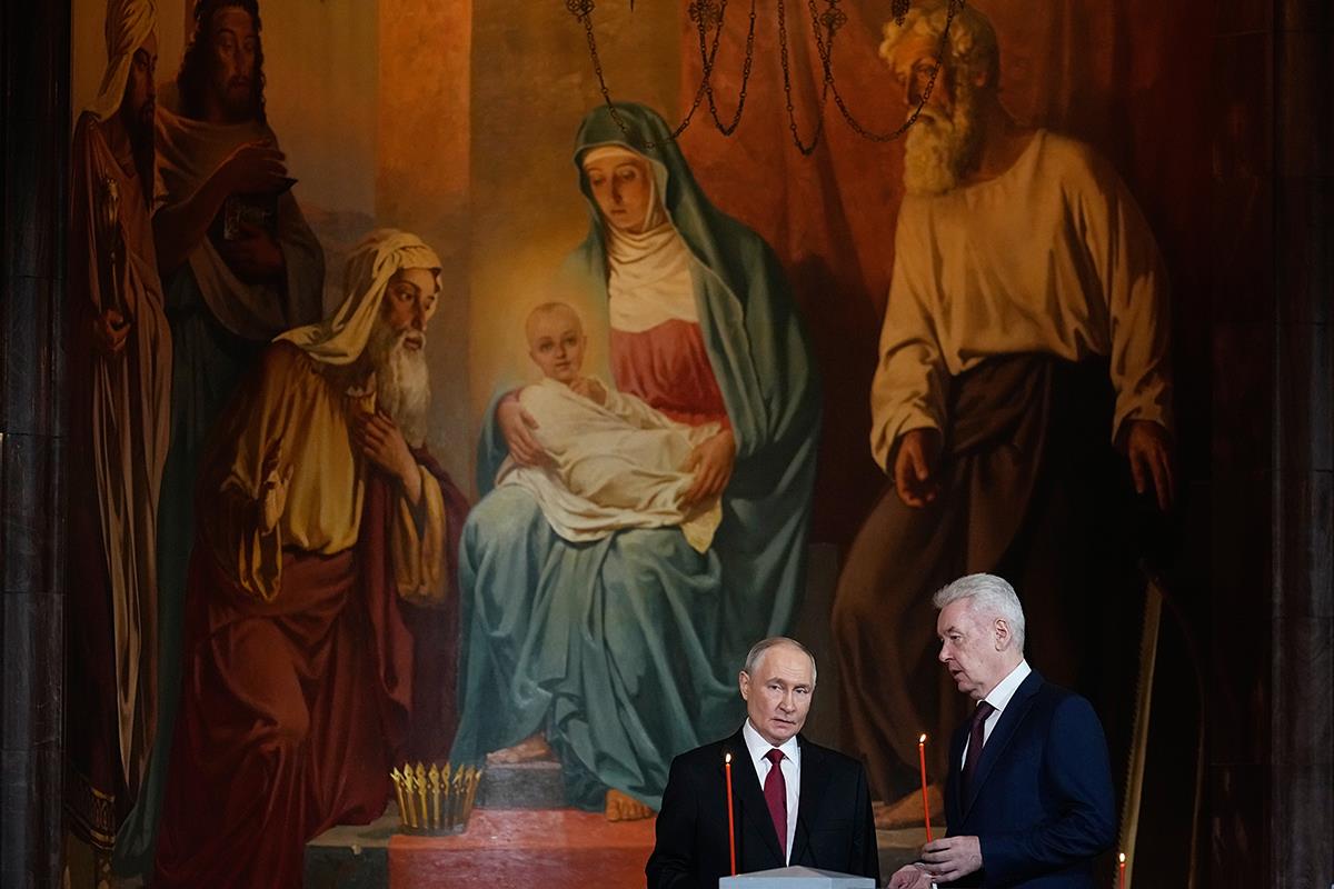 Vaskršnja liturgija u Moskvi