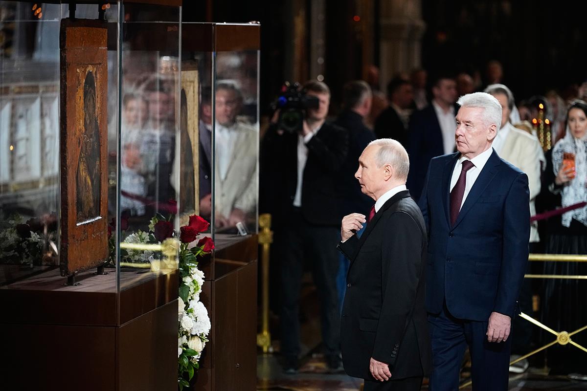 Vaskršnja liturgija u Moskvi