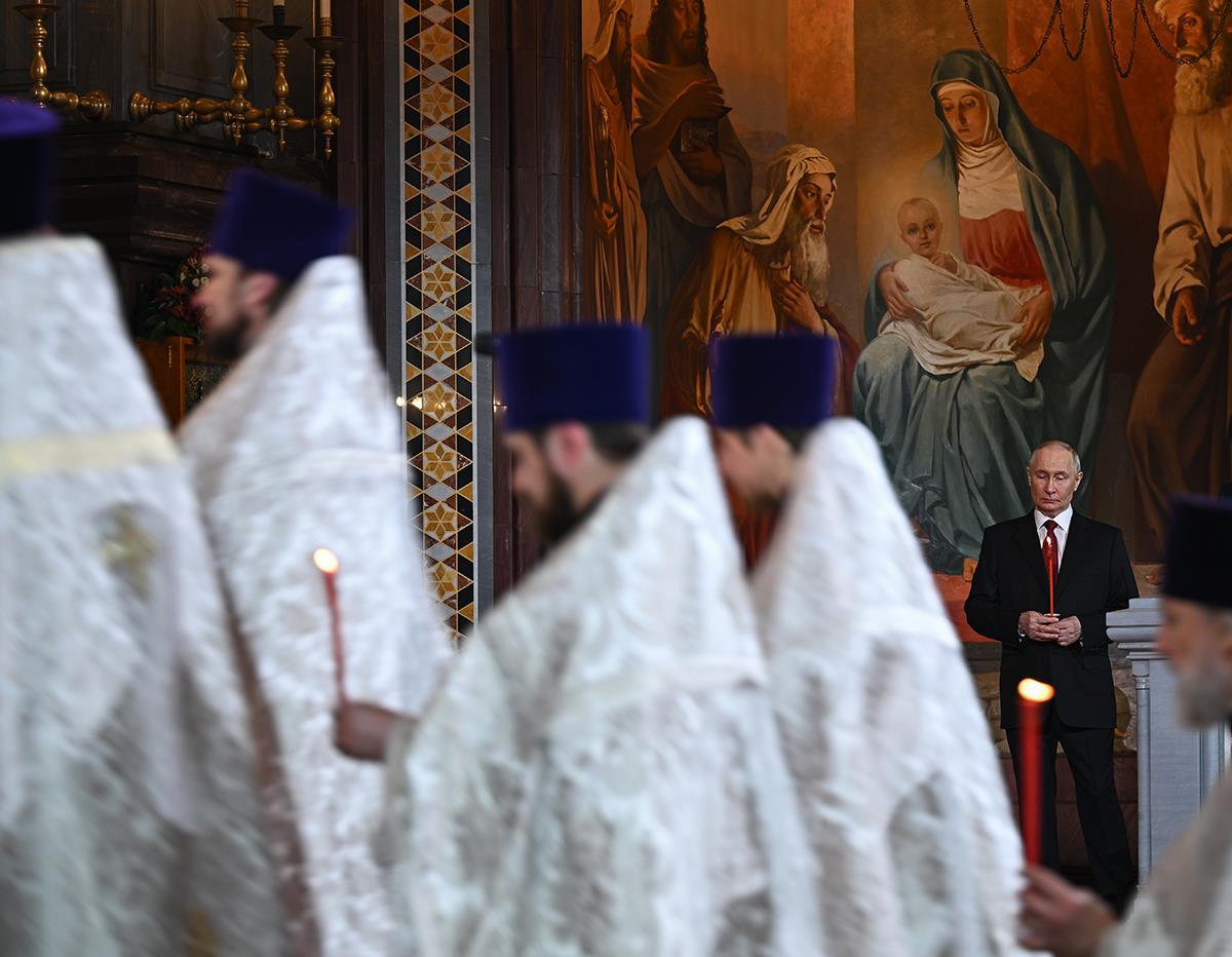 Vaskršnja liturgija u Moskvi