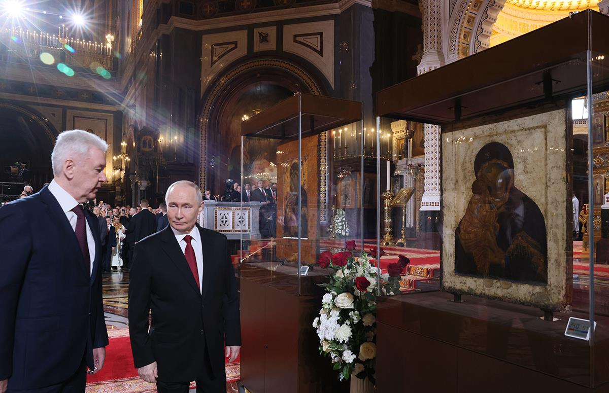 Vaskršnja liturgija u Moskvi