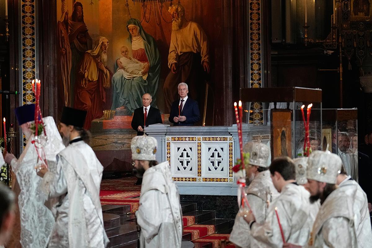 Vaskršnja liturgija u Moskvi
