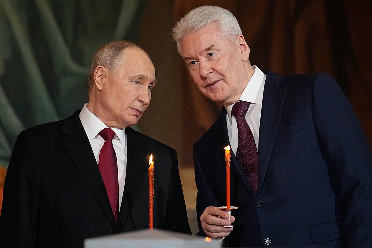 Vaskršnja liturgija u Moskvi