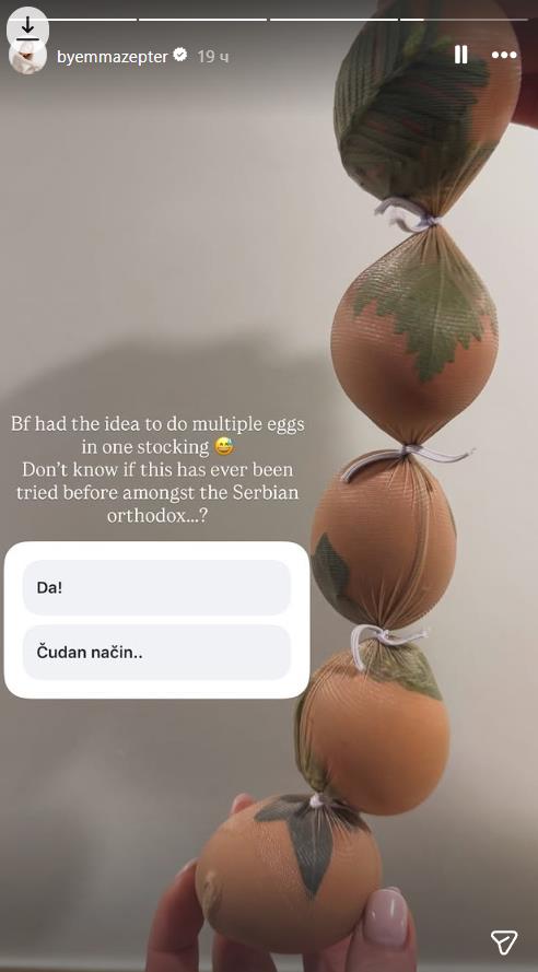 Ema Cepter farba jaja