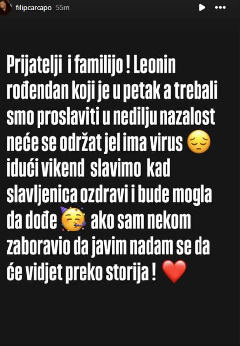 HITNO OGLAŠAVANJE FILIPA CARA!  Zabrinuo sve objavom, jedna vest pokvarila planove: "Prijatelji i familijo..."