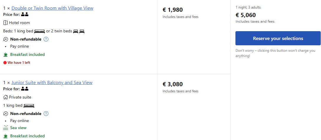 Cena smeštaja u hotelu u kojem je Melina organizovala svadbu.jpg