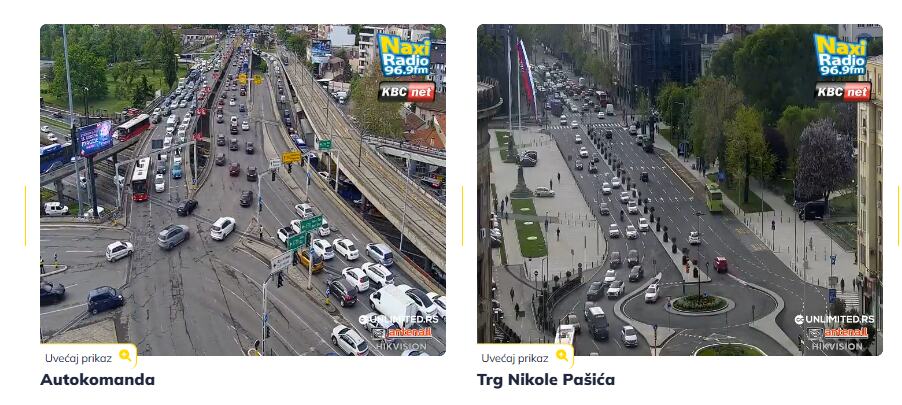 Jutarnji špic u Beogradu