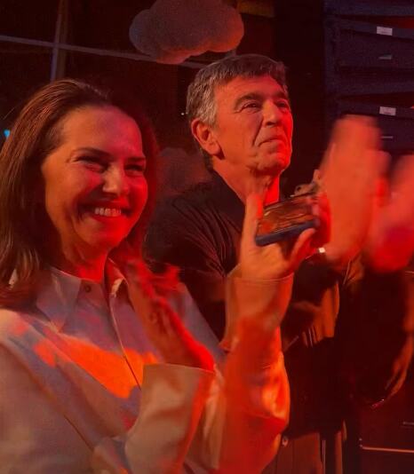 Nataša Ninković i Nenad Šarenac na nastupu Zdravka Čolića